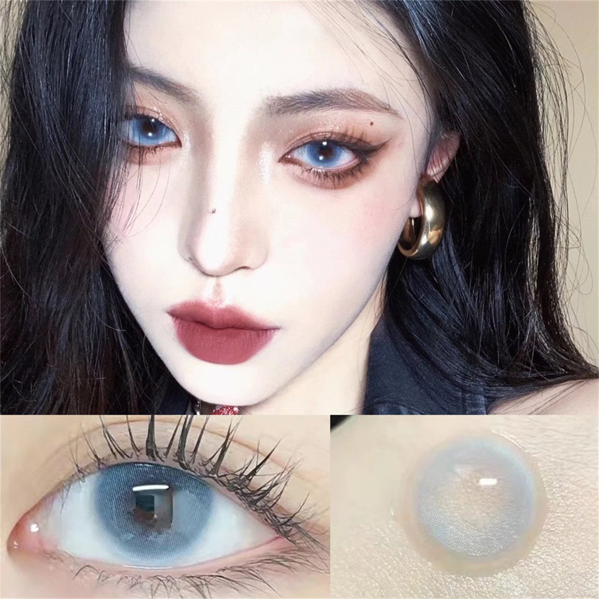 Morningcon Elf Sea Colored Contact Lenses For Eyes Half Yearly 2pcs
