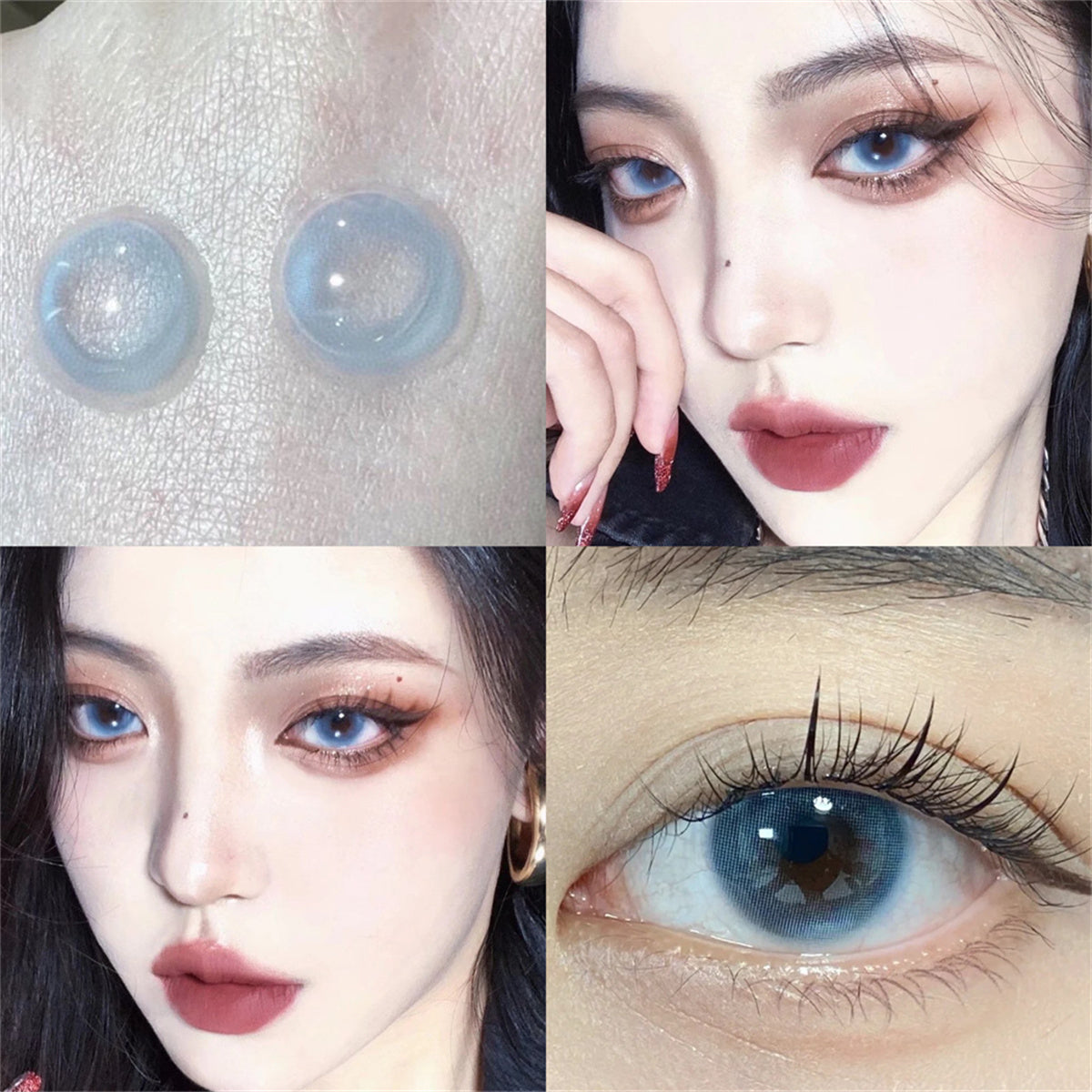 Morningcon Elf Sea Colored Contact Lenses For Eyes Half Yearly 2pcs
