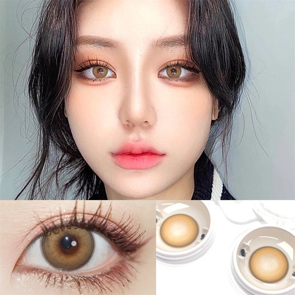 Morningcon Egg Colored Contact Lenses For Eyes Half Yearly