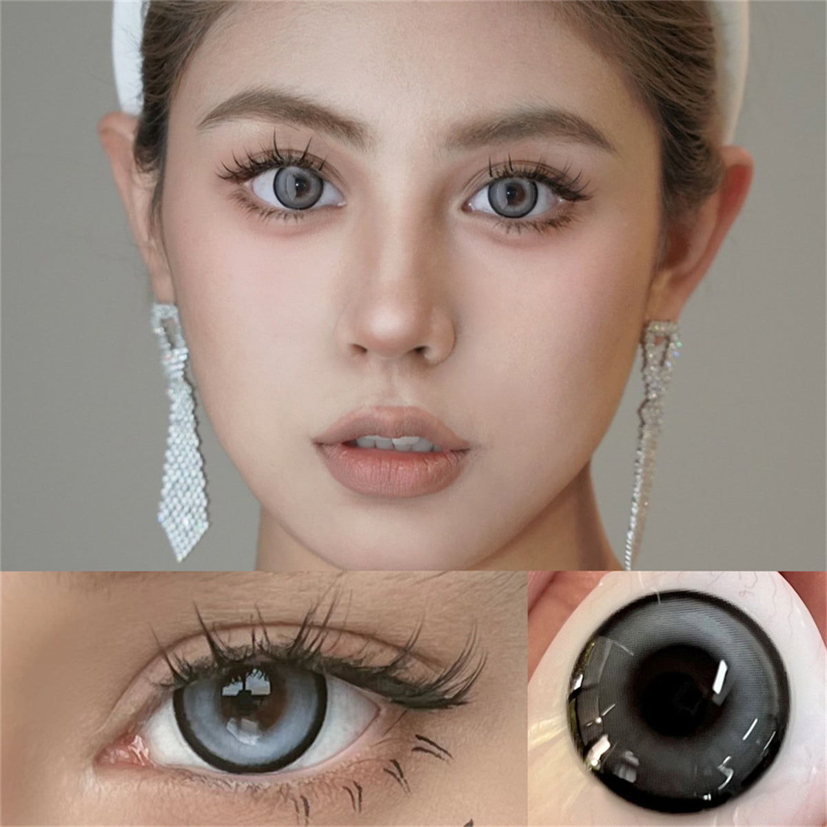 Morningcon Bibab Colored Contact Lenses For Eyes Half Yearly 2pcs