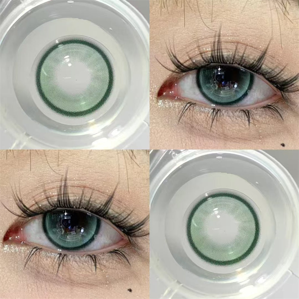 Morningcon Glacier Colored Contact Lenses For Eyes Half Yearly 2pcs