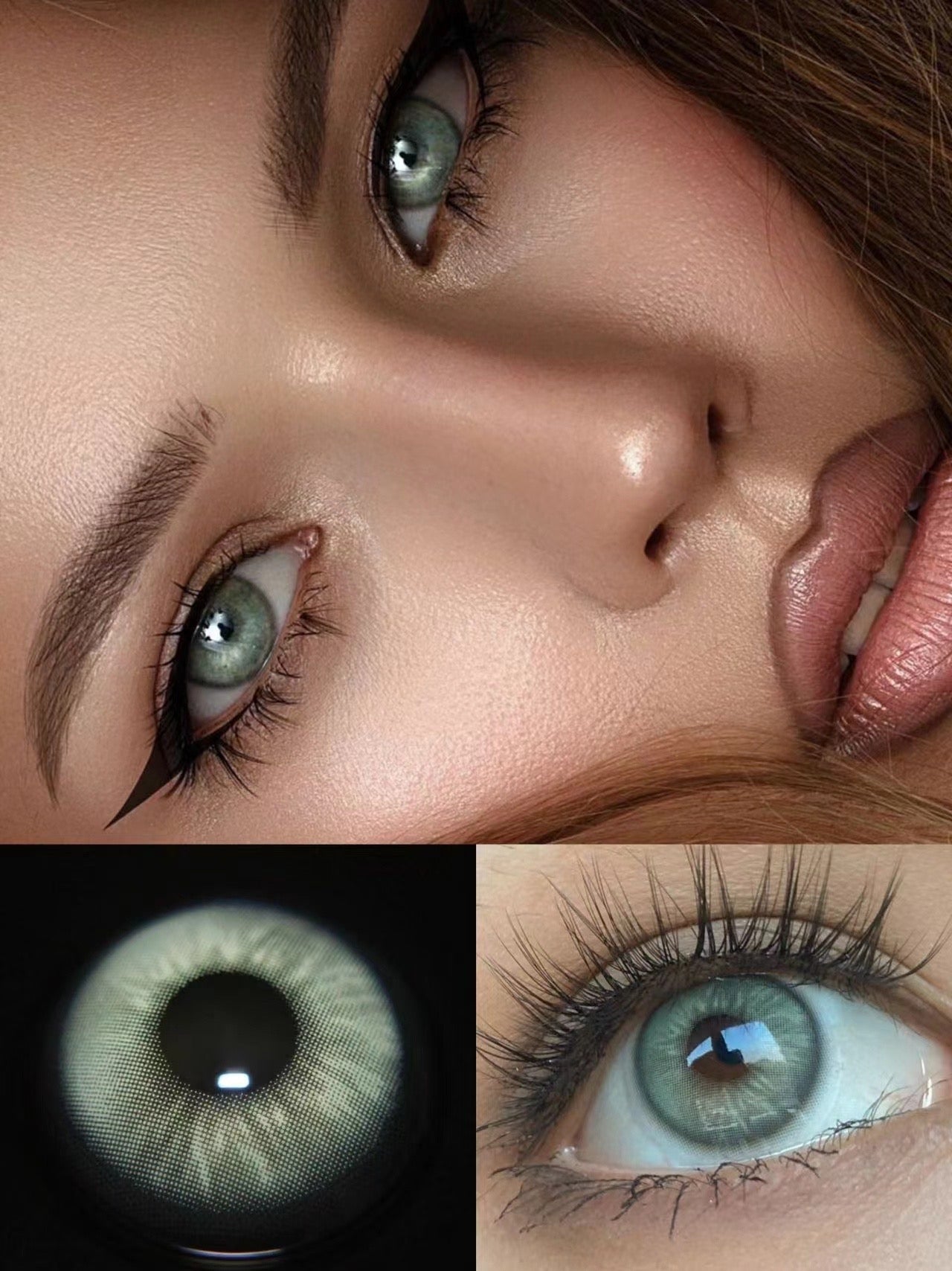 Taylor Blue Gray Colored Contact Lenses For Eyes Half Yearly 2pcs
